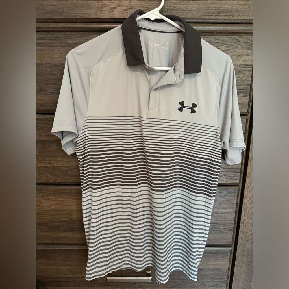 Mens Under Armour Dri-Fit Golf Polo - Size Small